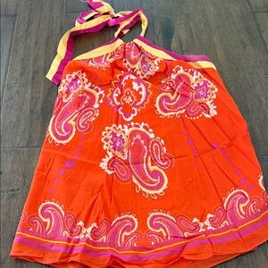 Guess Orange and Pink Dress